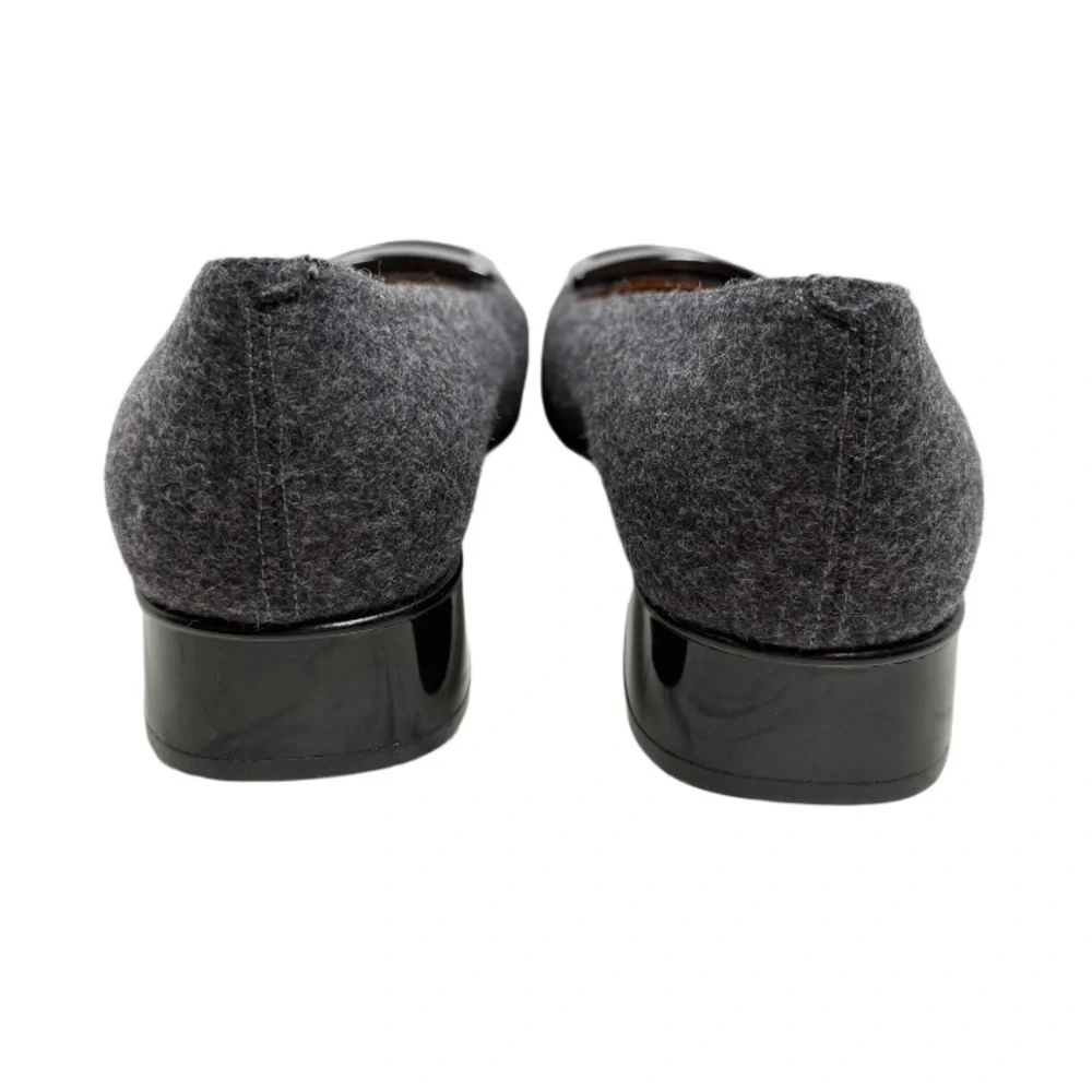COACH | New Darby Wool Flats 7B Preppy Classic Formal Office Italian Shoes Mules - Picture 4 of 15